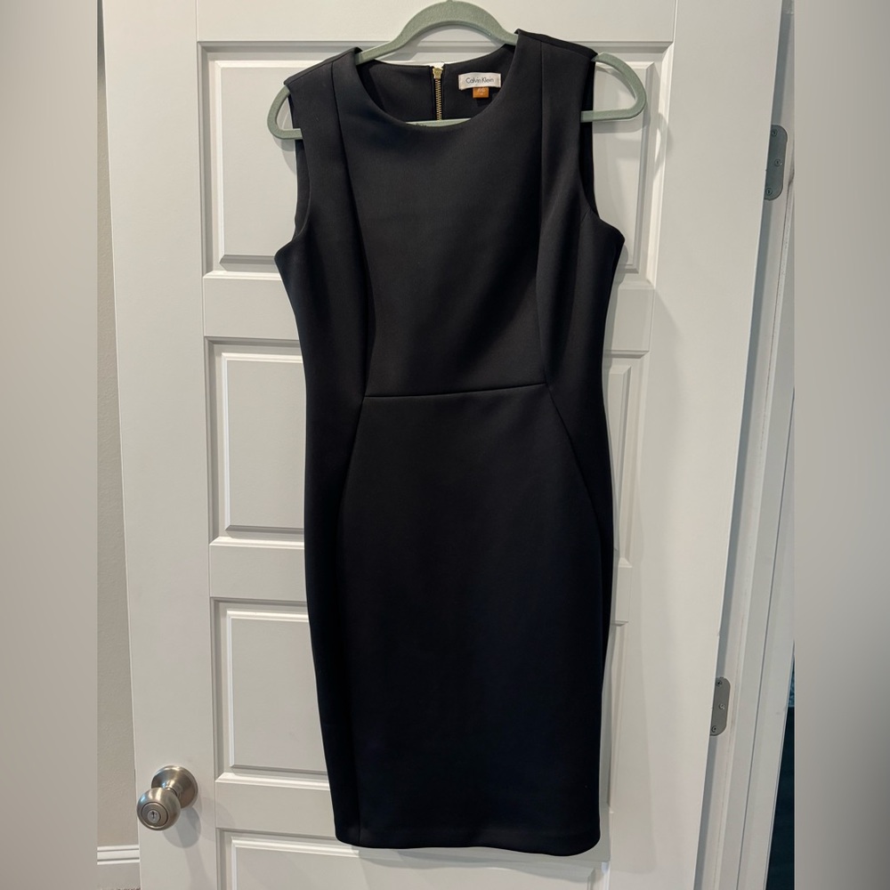 Calvin Klein Classic Black Midi Dress